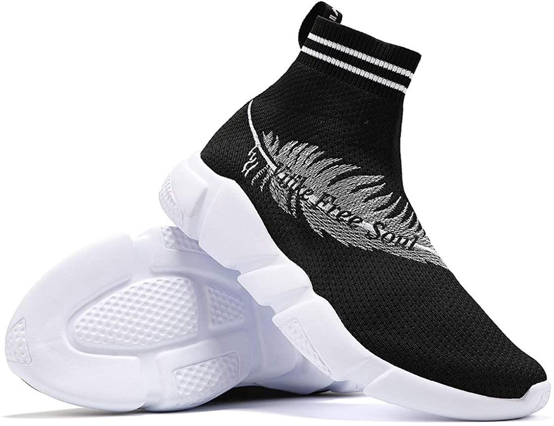 Women's Walking Shoes Running Shoes Socks Platform Fashion Mesh Sneakers Air Cushion Athletic Gym Casual Loafers Dance Hip-hop Shoes