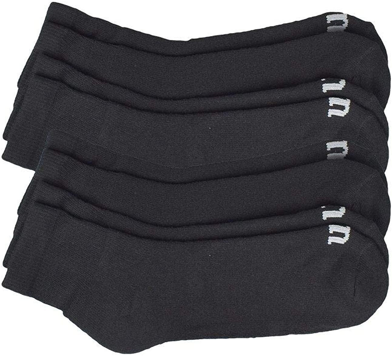 Wilson mens Dri-tech Moisture Control Athletic Quarter Socks, 8 Pack Multipack - JOY2ESpree