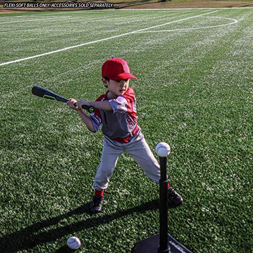 PowerNet Flexi Soft Baseballs 24 Pack with Bucket Bundle | Cushioned Core Safety Ball - JOY2ESpree