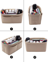 
                        
                          Cargar imagen en el visor de la galería, Felt Purse Organizer Insert Zipper Pocket with Two Removeable Bottle Holder
                        
                      
