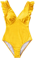 
                        
                          गैलरी व्यूवर में इमेज लोड करें, CUPSHE Women's One Piece Swimsuit V Neck Ruched Ruffle Shoulder Swimwear Bathing Suits
                        
                      