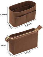 
                        
                          Muat gambar ke penampil Galeri, LEXSION Organizer,Bag Organizer,Insert purse organizer with 2 packs in one set fit LV NeoNoe Noé Series perfectly
                        
                      