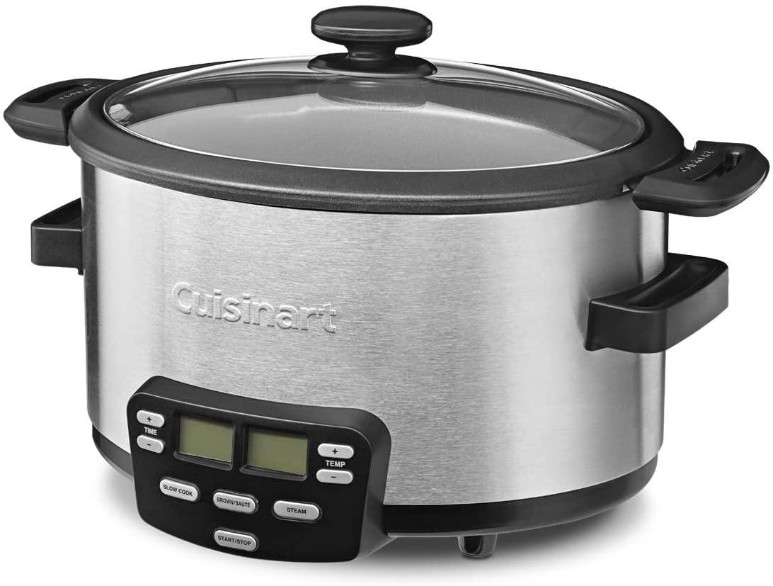 Cuisinart MSC-600 3-In-1 Cook Central 6-Quart Multi-Cooker: Slow Cooker, Brown/Saute, Steamer - JOY2ESpree