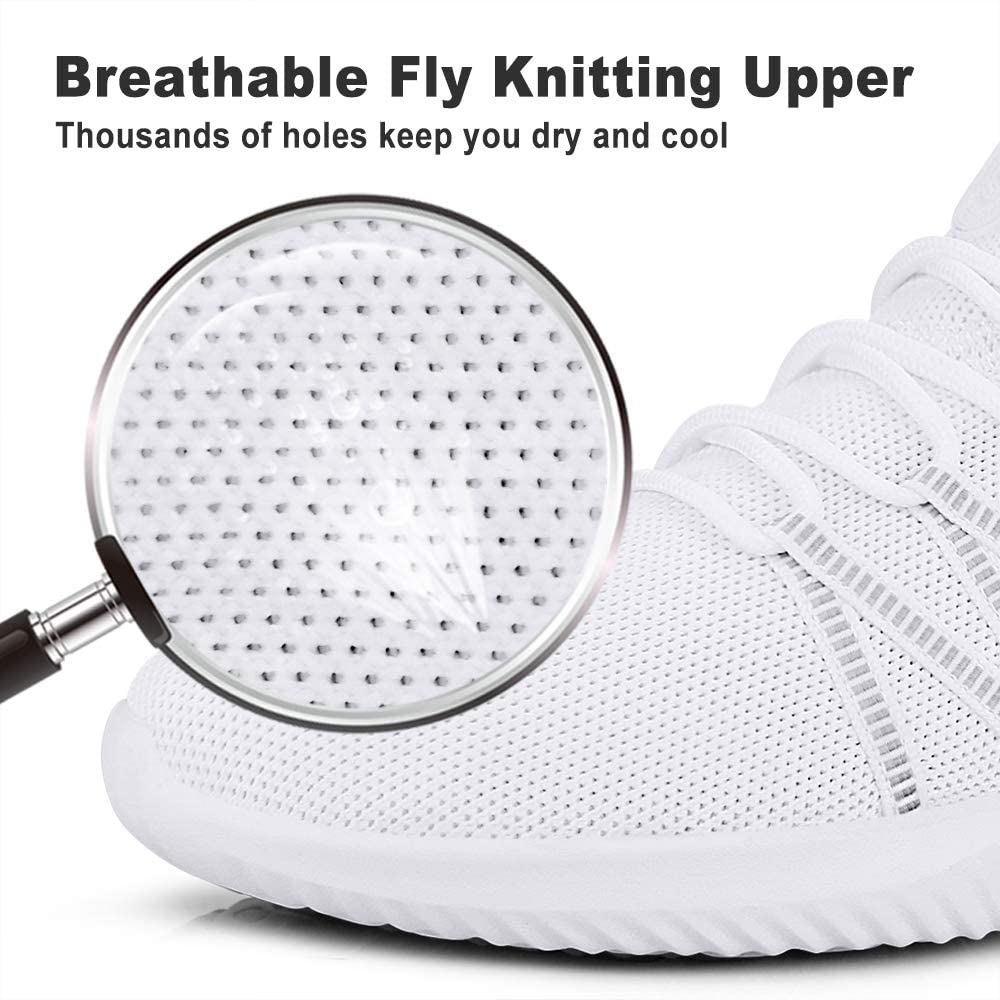 Feethit Mens Slip On Running Shoes Breathable Lightweight Comfortable Fashion Non Slip Sneakers for Men