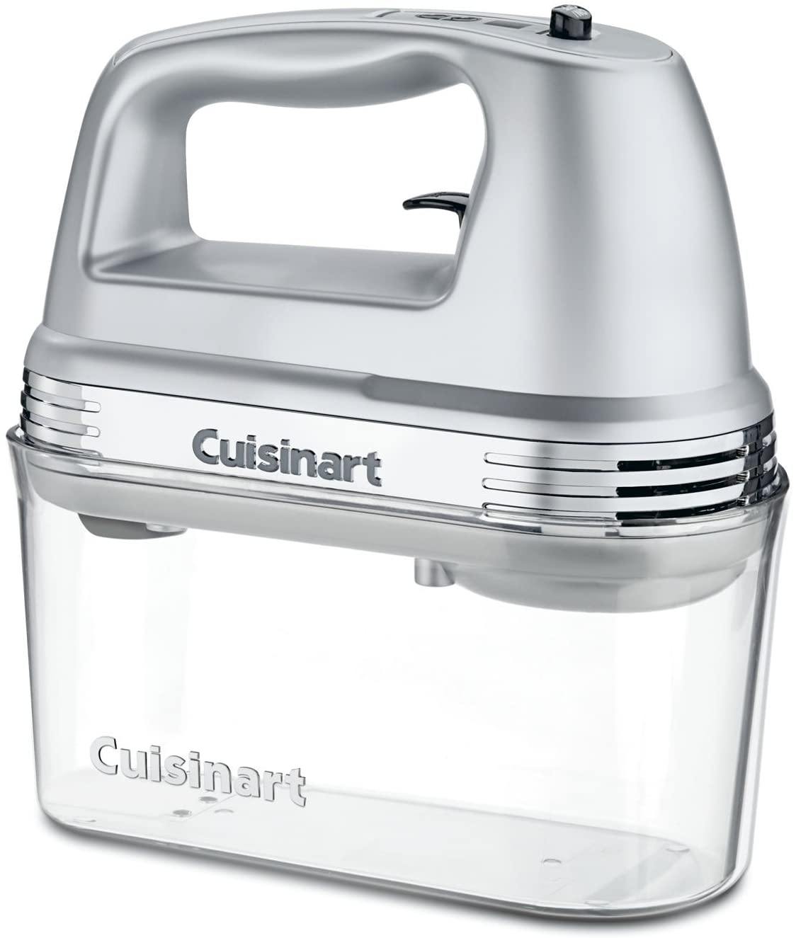 Cuisinart HM-90BCS Power Advantage Plus 9-Speed Handheld Mixer with Storage Case, Brushed Chrome - JOY2ESpree