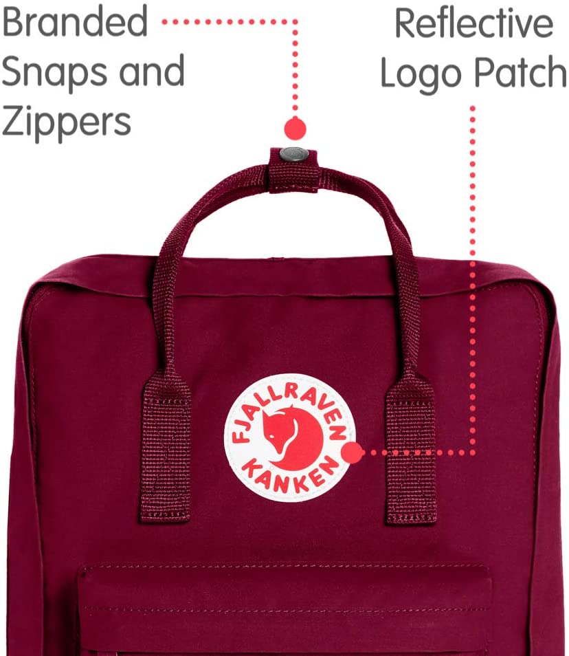 Fjallraven, Kanken Classic Backpack for Everyday, Ox Red