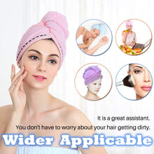 
                        
                          Load image into Gallery viewer, Vinker 3 Pack Hair Towel Wrap, Microfiber Quick Drying Hair Towels, Bath Dryer Caps, Bath Hair Drying Towel, Quick Dryer Hat for Women Girls
                        
                      