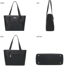 
                        
                          Load image into Gallery viewer, Women Fashion Handbags Wallet Tote Bag Shoulder Bag Top Handle Satchel Purse Set 4pcs
                        
                      
