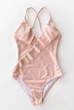 
                        
                          Muat gambar ke penampil Galeri, CUPSHE Women's One Piece Swimsuit Ruffle Wrap Textured Beach Swimwear Bathing Suits
                        
                      
