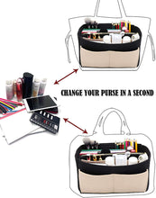 
                        
                          將圖片載入圖庫檢視器 Felt Purse Bag Organizer Insert with zipper Bag Tote Shaper Fit Speedy Neverfull MM GM
                        
                      