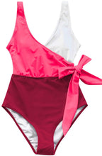 
                        
                          画像をギャラリービューアに読み込む, CUPSHE Women's One Piece Swimsuit Knotted Color Block Bathing Suit
                        
                      
