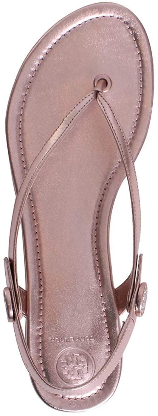 Tory Burch Womens Minnie Leather Travel Flat Sandals - JOY2ESpree