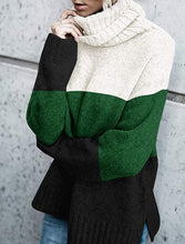 
                        
                          Muat gambar ke penampil Galeri, FISACE Womens Solid Round Neck Oversized Turtleneck Full Sleeve Knitted Sweater Pullover
                        
                      