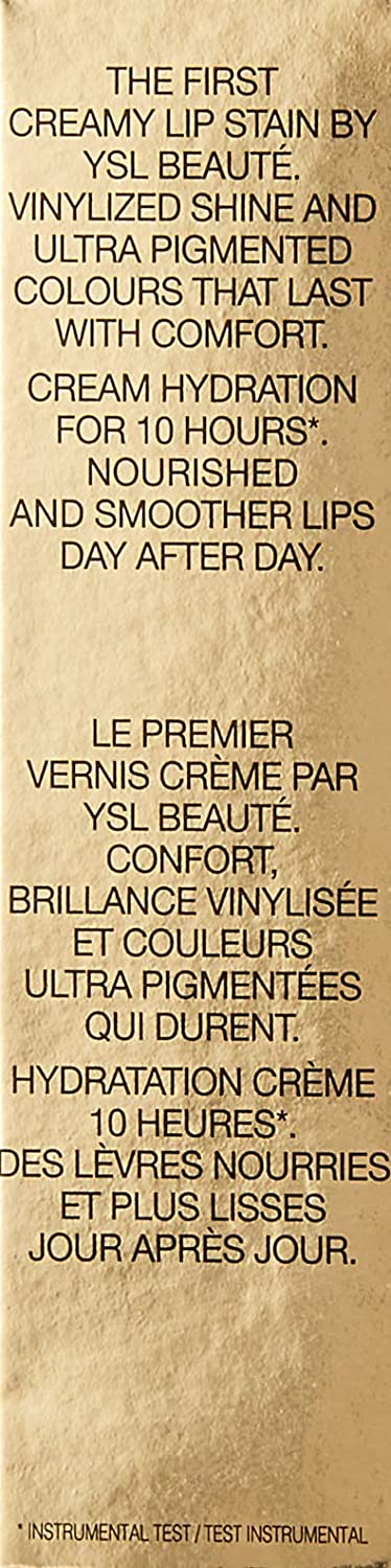 Yves Saint Laurent Vernis A Levres Vinyl Cream Lip Stain, 412 Rose Mix, 0.18 Ounce