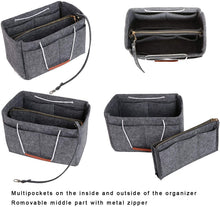 
                        
                          गैलरी व्यूवर में इमेज लोड करें, Purse Bag Organizer Insert with Lots of Different Size Spaces Divider Shaper for Speedy Shoulder Hobo Bag Keep Stuff Organized
                        
                      