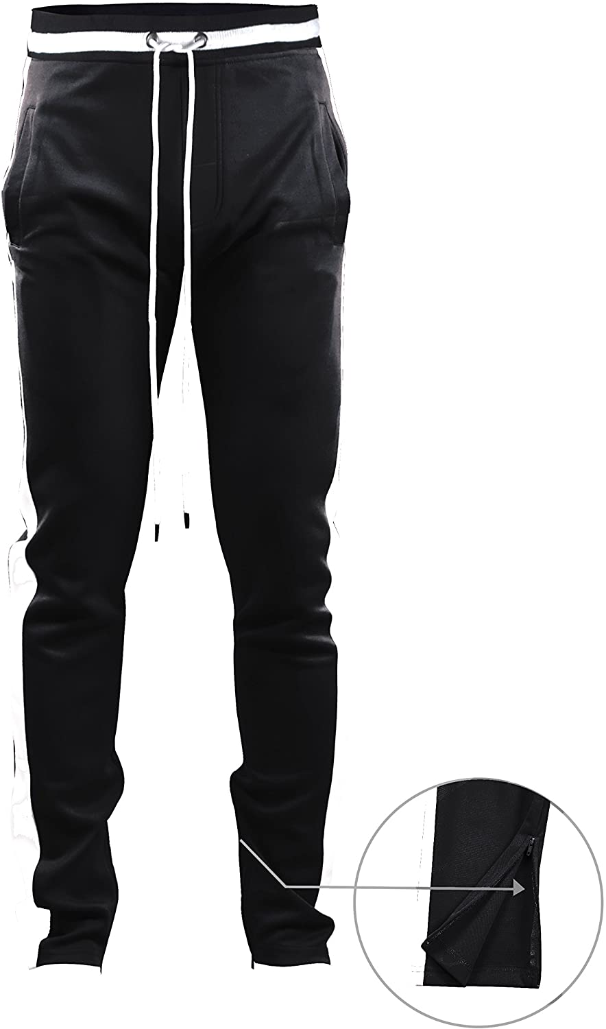 Screenshotbrand Mens Hip Hop Premium Slim Fit Track Pants