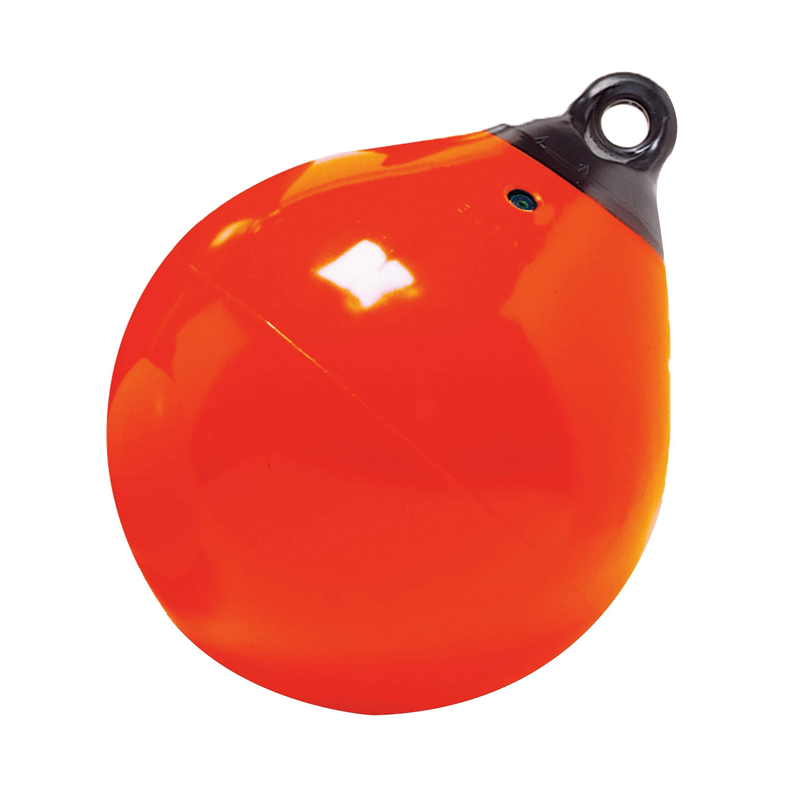 Taylor Made Products 61152 Tuff End Inflatable Vinyl Boat Buoy, Orange, 21 inch Diameter - JOY2ESpree