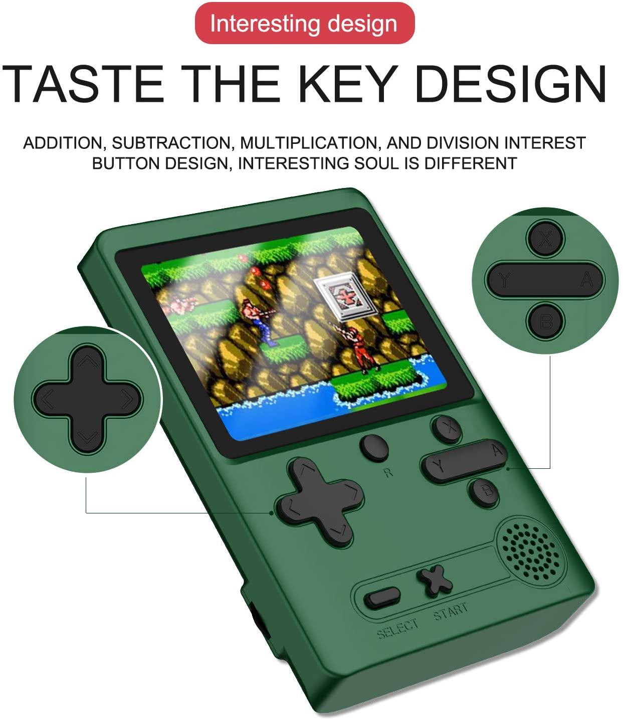 Sorlakar Retro Game Console, AV Output NES Console with Built-in 620 Classic Video Games and 2 Controllers Plug and Play for Kids and Adults (A) - JOY2ESpree