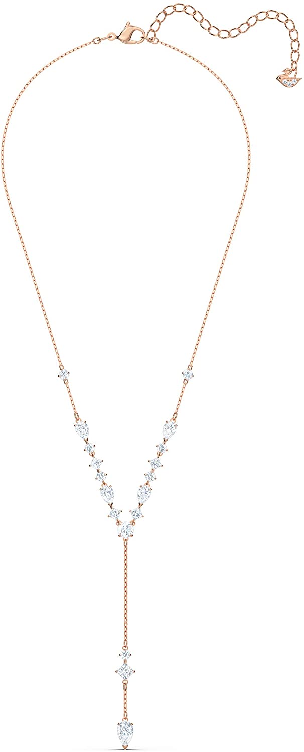 SWAROVSKI Women's Attract Jewelry Collection, Rhodium Finish, Clear Crystals - JOY2ESpree