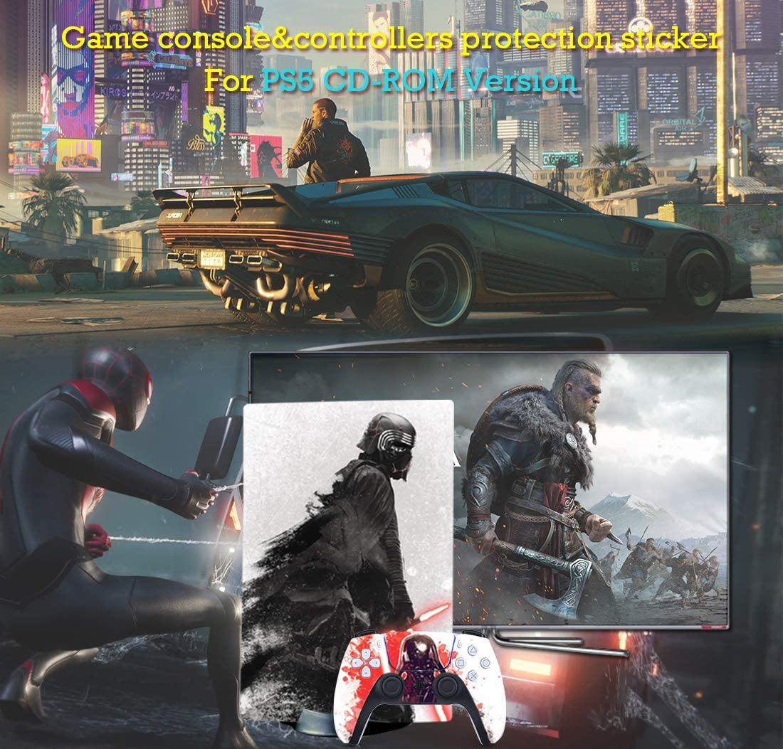 PS5 Skin for Console and Controllers Vinyl Sticker Same Decal Quality for Cars - JOY2ESpree