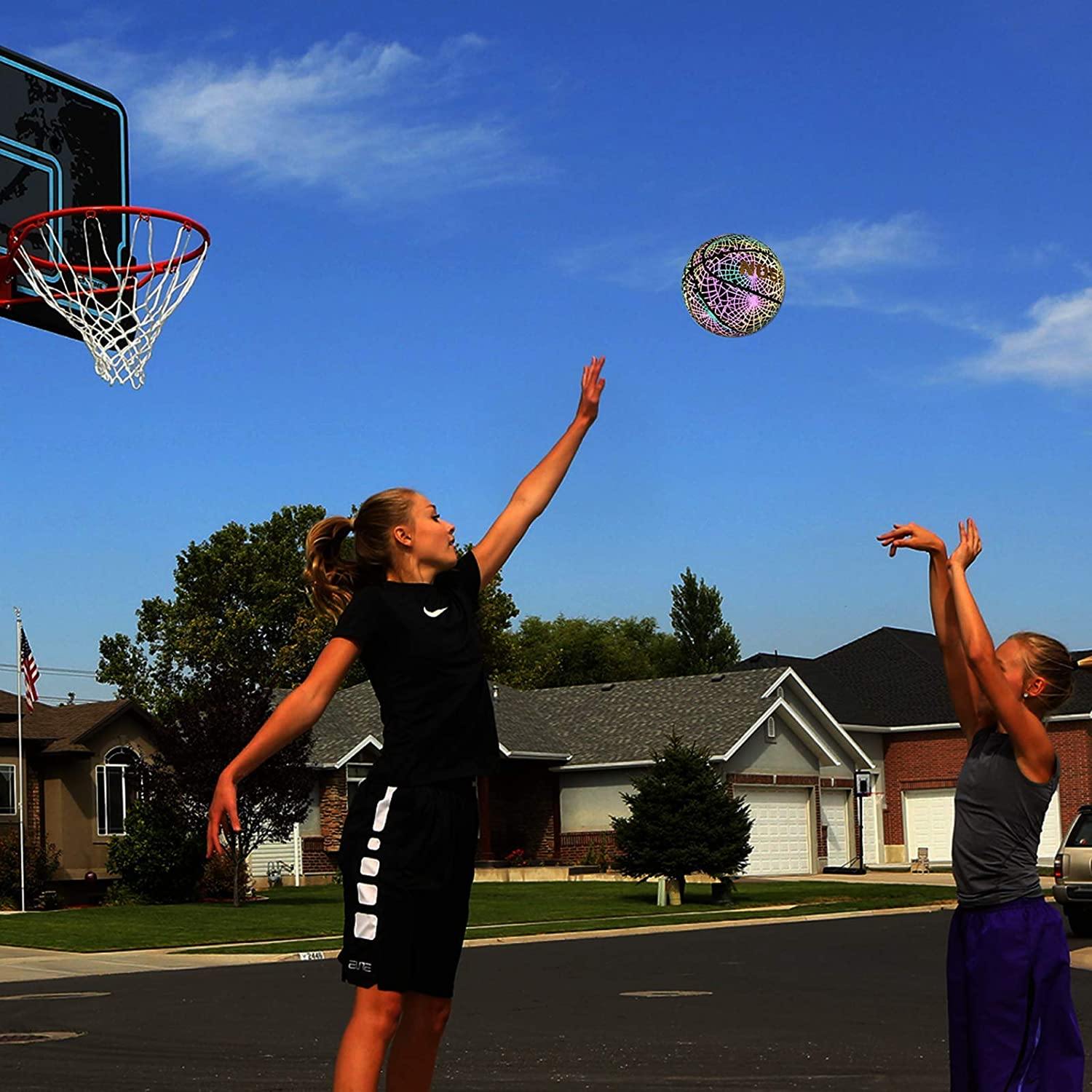 KPASON Basketball Holographic Glow in The Dark Basketball - JOY2ESpree