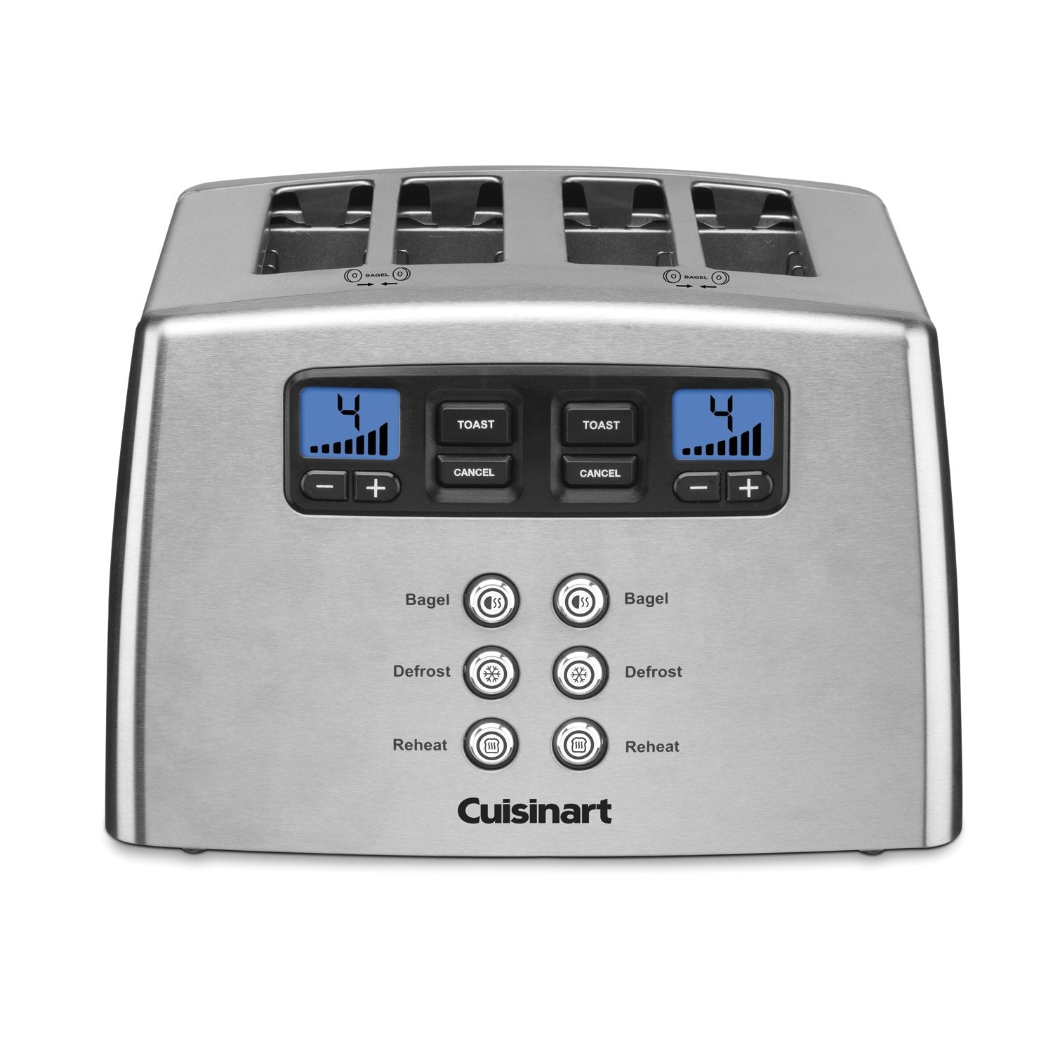Cuisinart Touch to Toast Leverless toaster, 4-Slice, Brushed Stainless Steel - JOY2ESpree