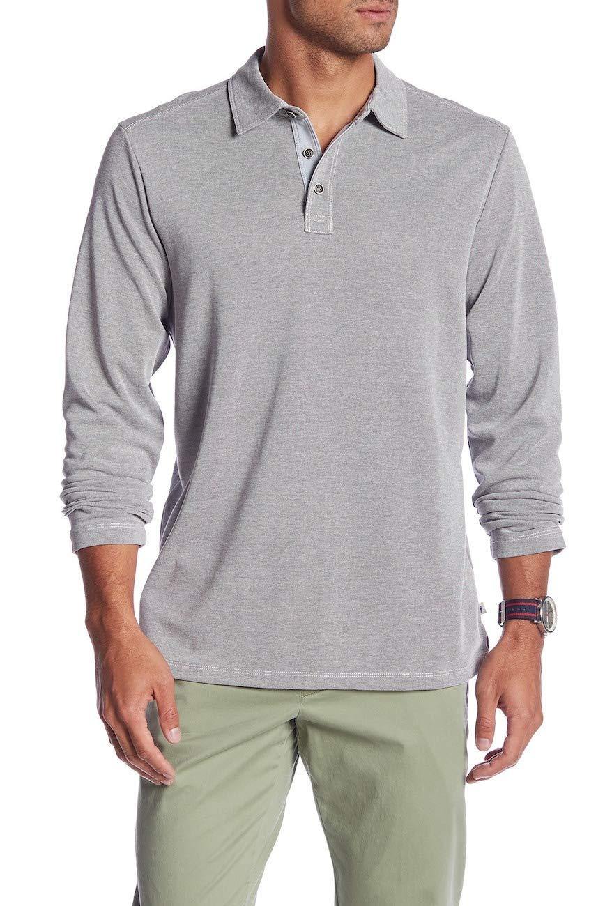 Tommy Bahama Long Sleeve Shoreline Surf Golf Polo Shirt