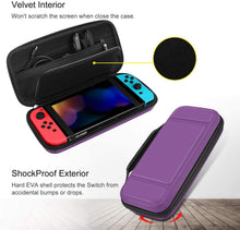 
                        
                          गैलरी व्यूवर में इमेज लोड करें, Fintie Carry Case for Nintendo Switch - [Shockproof] Hard Shell Protective Cover Travel Bag w/10 Game Card Slots - JOY2ESpree
                        
                      