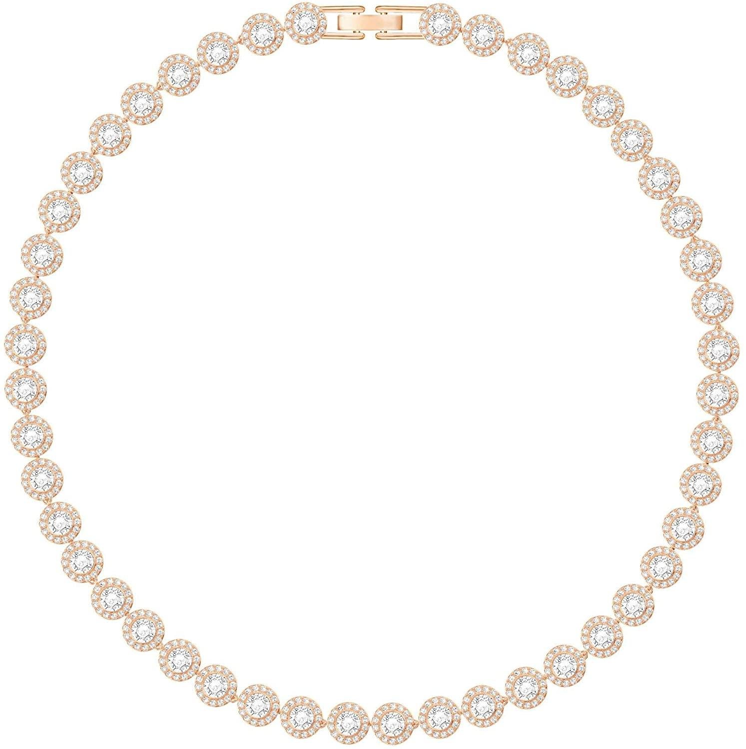 SWAROVSKI Women's Angelic Jewelry Collection, Rose Gold Tone Finish, Clear Crystals - JOY2ESpree