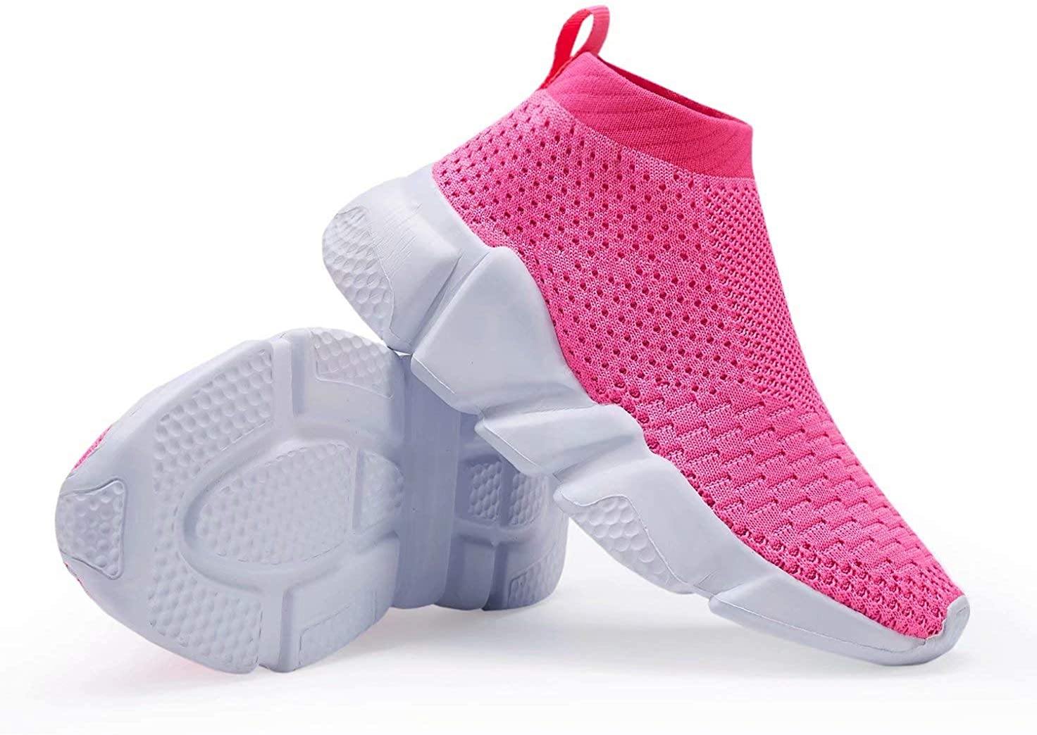 YAVY Kids Sock Sneakers for Boys and Girls Tennis Sock Shoes Lightweight Running Shoes Breathable Casual Sports Shoes - JOY2ESpree