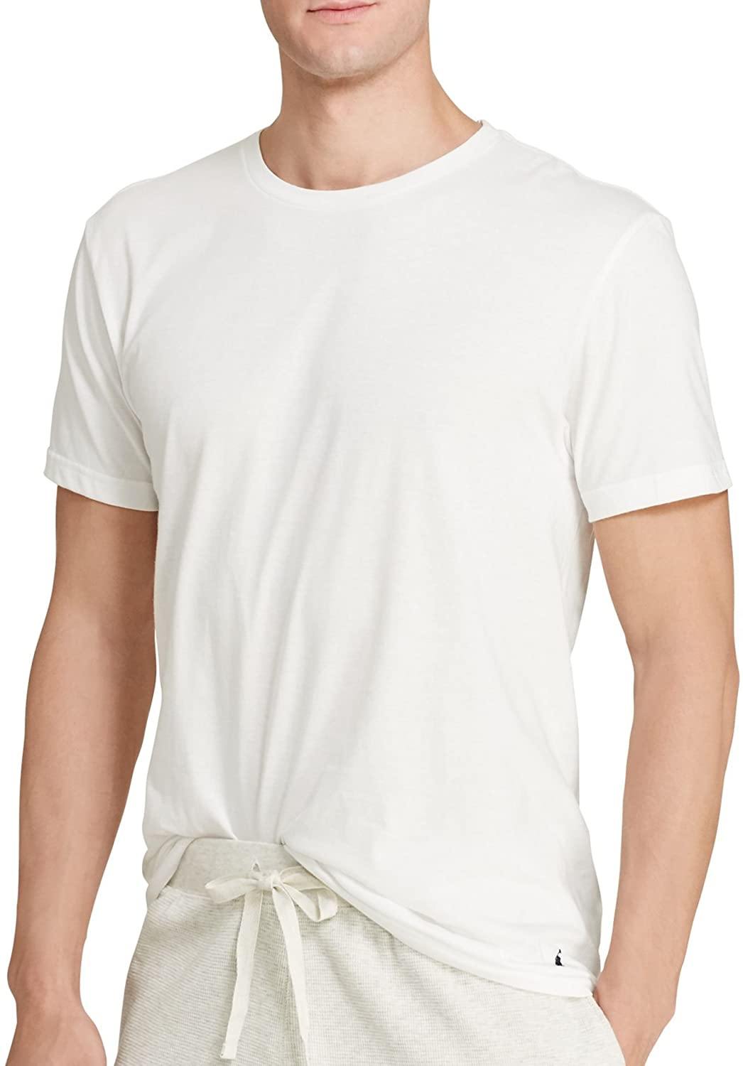 Polo Ralph Lauren Men's Classic Crew Neck Undershirts 3-Pack
