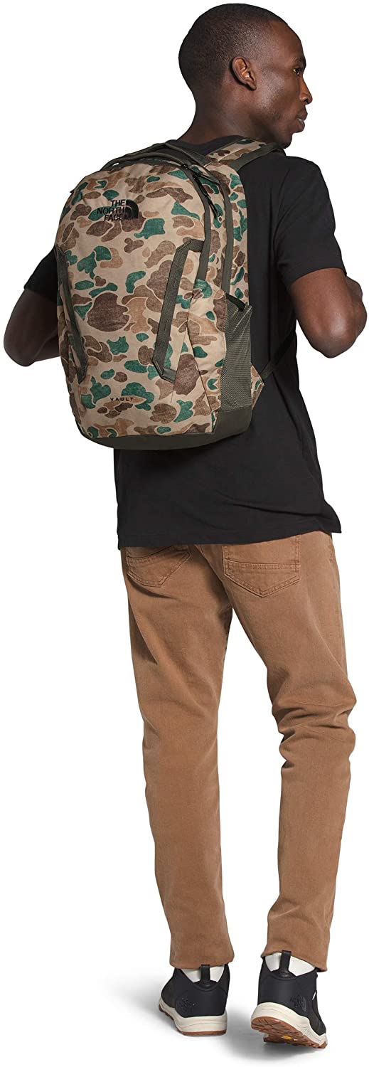 The North Face Vault Backpack, Moab Khaki/Asphalt Grey, One Size