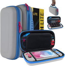 
                        
                          Cargar imagen en el visor de la galería, Orzly Case for Nintendo Switch Lite - Portable Travel Carry Case with Storage for Switch Lite Games &amp; Accessories [Turquoise Blue Edition] - JOY2ESpree
                        
                      