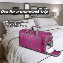 
                        
                          画像をギャラリービューアに読み込む, Gonex 150L Travel Duffel Bag Foldable Extra Large Duffle Bag XL Heavy Duty for Men Women for Luggage Shopping Gray
                        
                      
