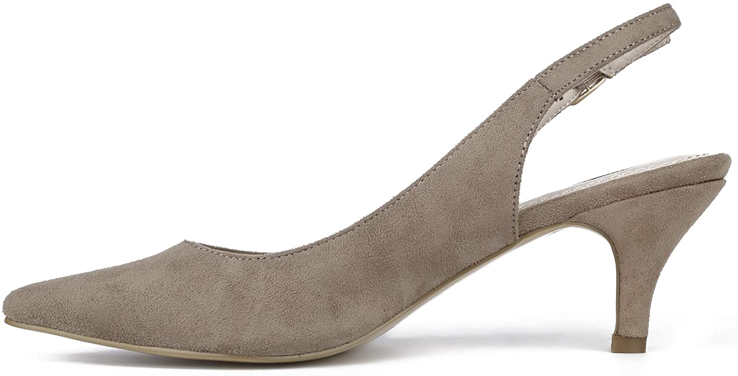 Greatonu Womens Slingback Dress Pump