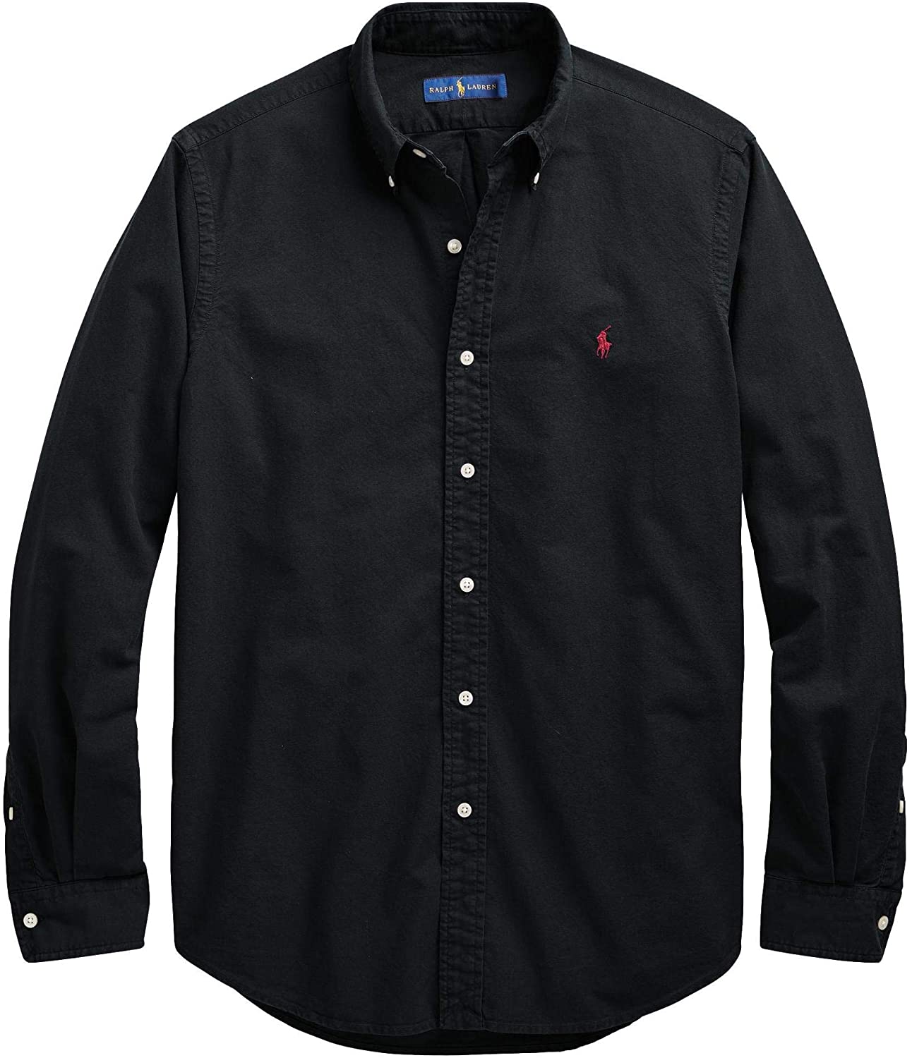 Ralph Lauren Mens Logo Button-Down Dress Shirt