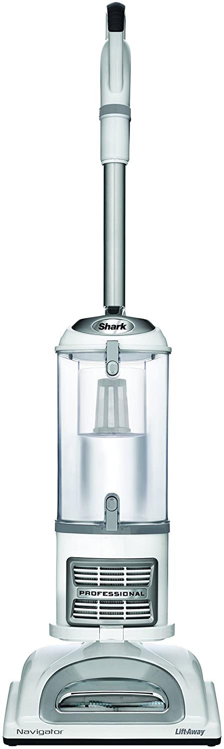 Shark NV356E S2 Navigator Lift-Away Professional Upright Vacuum with Pet Power Brush and Crevice Tool, White/Silver - JOY2ESpree