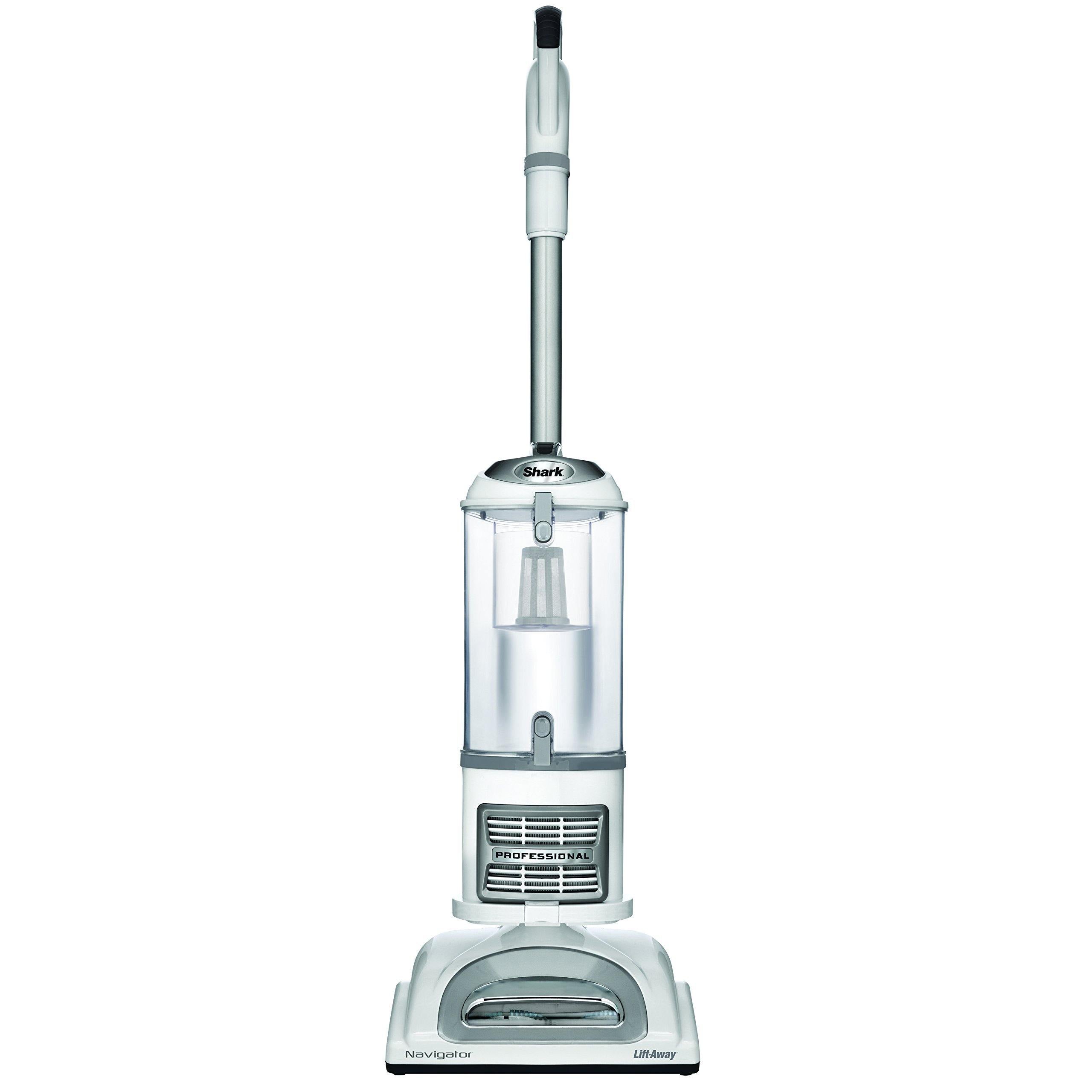 Shark NV356E S2 Navigator Lift-Away Professional Upright Vacuum with Pet Power Brush and Crevice Tool, White/Silver - JOY2ESpree