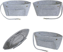 
                        
                          Muat gambar ke penampil Galeri, YIICOOLY Felt Tote Handbag Purse Organizer Insert Divider Shaper Bag in Bag
                        
                      