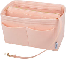 
                        
                          將圖片載入圖庫檢視器 Vercord Felt Organizer Insert for Purse Handbag Tote Bag in Bag Inside Shaper Divider Neo Beige Small
                        
                      