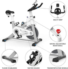 
                        
                          Cargar imagen en el visor de la galería, pooboo Indoor Cycling Bike with Magnetic Resistance Exercise Bikes Stationary - JOY2ESpree
                        
                      