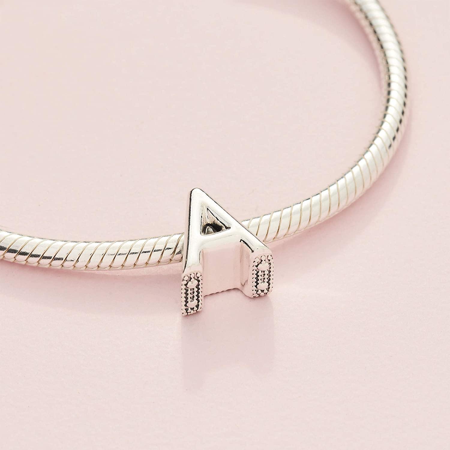 PANDORA Letter 925 Sterling Silver Charm - JOY2ESpree