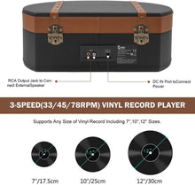 
                        
                          画像をギャラリービューアに読み込む, Bluetooth Record Player 3 Speed Craftmanship Turntable with Built-in Premium Speakers Support USB Playback/Recording (Black)… - JOY2ESpree
                        
                      