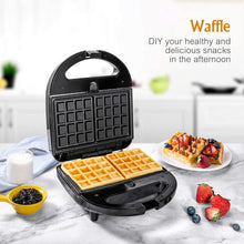 
                        
                          Cargar imagen en el visor de la galería, OSTBA Sandwich Maker, Toaster and Electric Panini Press with Non-stick plates, LED Indicator Lights, Cool Touch Handle, Black - JOY2ESpree
                        
                      