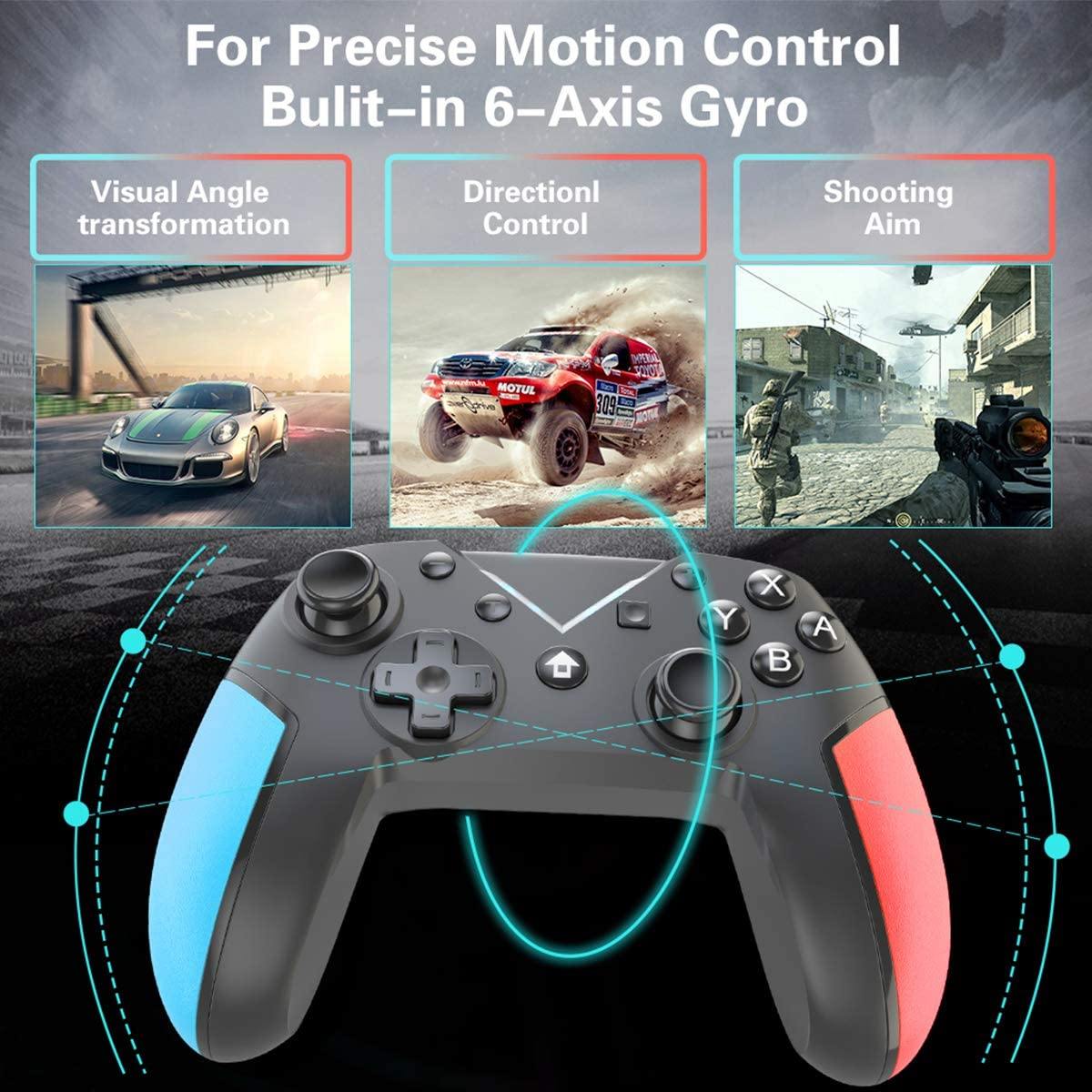 Wireless Controller for Switch,Usergaing Pro Controller for Nintendo Switch/Lite,Remote Game Controller fit Switch Lite/PS3/PC/Android - JOY2ESpree