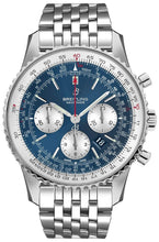 
                        
                          Load image into Gallery viewer, Breitling Navitimer 1 B01 Chronograph 46 Blue Dial Men's Watch AB0127211C1A1
                        
                      