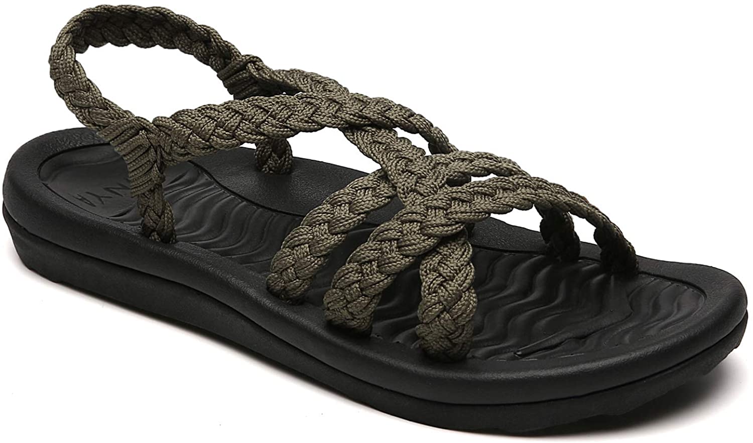 MEGNYA Women's Comfortable Walking Sandals with Arch Support Waterproof for Walking/Hiking/Travel/Wedding/Water Spot/Beach
