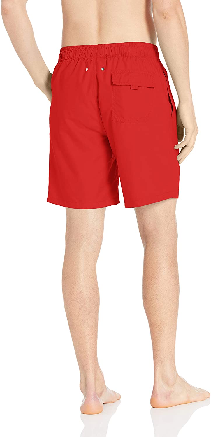 Calvin Klein Men's 7 Inch Elastic Waist Quick Dry Swim Trunk