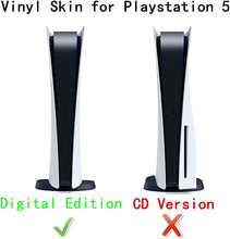 
                        
                          Load image into Gallery viewer, Ps5 Stickers Full Body Vinyl Skin Decal Cover for Playstation 5 Digital Edition Console Controllers (CD Version, Pink Starry Sky) - JOY2ESpree
                        
                      