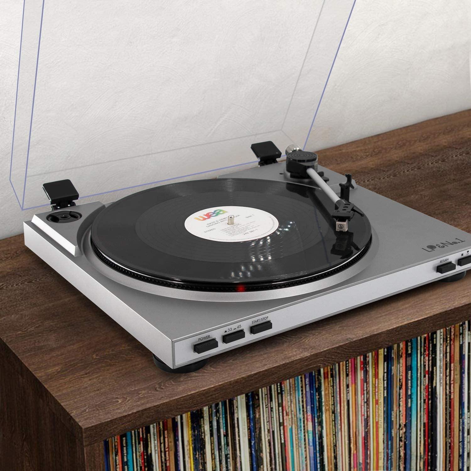 LP&No.1 Bluetooth Record Player with USB Play and Recording - JOY2ESpree